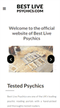 Mobile Screenshot of bestlivepsychics.com